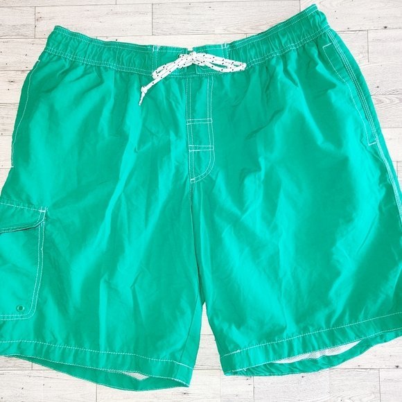 ST. JOHN'S BAY MEN 2XL SWIM TRUNKS SUMMER SHORTS CASUAL SUMMER BEACH SHORT - Picture 3 of 11